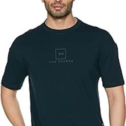 Men's Premium Cotton Oversized Drop Shoulder Brand Logo T-Shirt-image-8