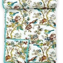 Jaipuri Pure Cotton King Size Double Bed Reverseble AC Dohar with Beautiful Piping on All Four Sides and Three Layer Cotton Filling-picture-15