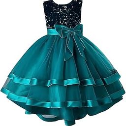 Embroidery Sequence Baby Frock for Kid Girls-picture-10