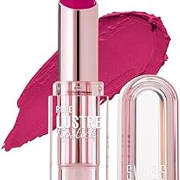 Swiss Beauty Pure Lustre Lipstick | High Shine Finish | Smooth Glide | With Olive Oil & Vitamin E | Hydrating | Shade- Cheeky Pink, 3.8gm-image-55