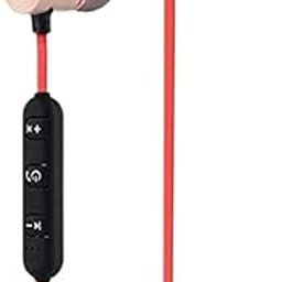 Mz Quality Talk Magnetic Wireless Bluetooth Headphones, Headset with Mic and Sound Button Earphone-1
