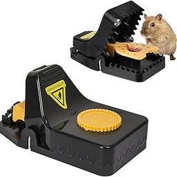HASTHIP® Small Quickly Rat Trap - Humane Rat Trap Cage - Rat Repellent for Home - ABS Plastic Mouse Traps - Reusable Rat Killer for Home Mice, Rats, Chipmunks, Squirrels, Hamsters (2Pcs)-image-50