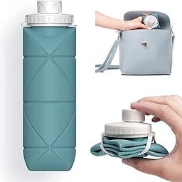 ALI SHIPPING Ultimate Collapsible Water Bottle for Travel, Cycling & Sports – 610ml Leakproof, BPA-Free Silicone, Lightweight & Foldable for On-the-Go Convenience-picture-23