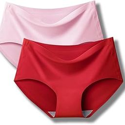 Women's Seamless Hipster Ice Silk Panty, Multi Colored (Sizes S to XXL) (SIZE-S, PACK OF-2)-picture-55