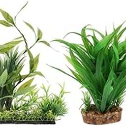 FABLOFT® Terrarium Leaves Plant Decorative Ornament for Reptiles Amphibians 1-image-41