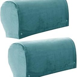 SECRET DESIRE™ Sofa Armrest Covers Arm Covers Chairs Couch Armchair Slipcovers with Pins Blue-image-27