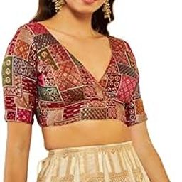 Silk Women's Solid Regular Fit Half Sleeve Blouse-picture-13
