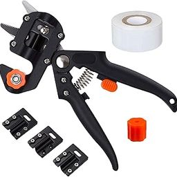 Grafting Cutting Tool + 3 Blades including Garden Fruit Tree Pruning Shears Scissor-picture-12