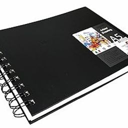 Brustro Artists Sketch Book Wiro Bound A5 Size, Landscape, 116 Pages,160 GSM (Acid Free)-13