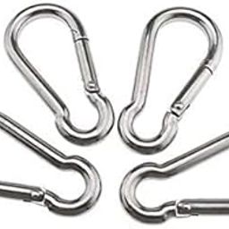 KMT Heavy Duty Ground Snap Spring Hook/Rope Wire Attachment Equipment Gym Accessories Gym Machine Spare Parts (Set of 4)-90