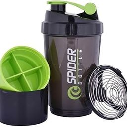 VIYANG SALES Leak-Proof Protein Shaker Bottle – 500 ML Protein Shaker Bottle,Sports Water Bottle, 3 in 1 Leak-proof GYM Shake Cup with Powder Storage & Pill Tray, Ideal for Workout,BPA Free-image-96