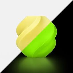 Bambu (PLA Glow - Glow Yellow) 1.75 mm 3D Printer Filament Eco-Friendly, High Precision, Glow Effect for Stunning Prints, Compatible with All FDM 3D Printers.-image-109