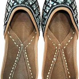 Handcrafted Leather Juttis Black-picture-13