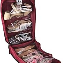 Ansari Handicraft Travel Shoe Organizer Storage Bags, Shoe Tote 6 Pair Shoes Organizer Pack of 1-image-7