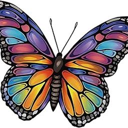 ARTISOUL® Butterfly Wall Decor Gift For Family Friends Farmhouse Office Wall Sculpture Blue Yellow Purple | Home Decor | Figurines-image-3