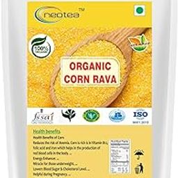 Neotea Corn Maize Rava Gluten-Free Yellow Polenta Bramata Grits | Makki Daliya | Makai Ka Atta | Homemade Healthy Breakfast Cereal | 100% Natural & Vegan | Smooth Paste Maker | No Chemicals or Pesticides | 500 GM-image-7