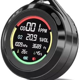 SIGNETTE® Smart Outdoor Portable 6-in-1 O2 CO Accurate Air Quality Atmospheric Pressure Altitude Oxygen Monitoring Meter for Outdoor Activies Like Hiking, Skiing, Hill Camping Adventure Sports-10