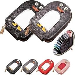 Penguin Card Bag Wallet - Adorable Cartoon Zipper Wallet & Organizer, Large-Capacity Credit Card, Coin, ID, and Business Card Holder for Everyday Use (Multicolor)-image-45