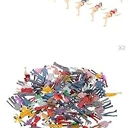 JAZZY PEARLS® Lot of 240 pcs HO Scale Model Train Building Layout Painted s 1/100|Toys & Hobbies | Model Railroads & Trains | HO Scale | Parts & Accessories | Figures & People-image-38