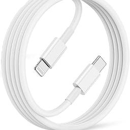 JGD PRODUCTS USB C to Lightning Cable 1M iPhone Fast Charger Cable USB-C Power Delivery Charging Cord for iPhone 14/13/12/12 PRO Max/12 Mini/11/11PRO/XS/Max/XR/X/8/8Plus/iPad pack of 1, White-14