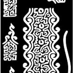Temporary Tattoowala Beginner Henna Stencil Set for Safe and Simple Artistic Practice-51