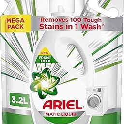 Ariel Liquid Detergent Front Load - 3.2L | Removes 7 day dried-in Stains in 1 wash inside Washing Machine | Now at Price of Powders | Amazing Fragrance | Protects Colours | Dissolves Faster-9
