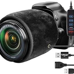 COOWOO USB Lens Warmer, Lens Defogging Heater with Temperature Regulator, Fast Warming Condensation Prevention Lens Warmer for Universal Camera and Telescopes Lens Wide Strip Version-32