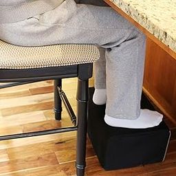 METRON Extra Large Foot Rest - Foam Cushion with Non-Slip Bottom Cover (18" x 12" x 8") – Designed to Support & Raise Your Legs Feet | Pack of 1-image-84