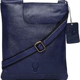 � Leather 8.5 inch Sling Messenger Bag for Men I Multipurpose Crossbody Bag I Travel Bag with Adjustable Strap I Utility Bag I DIMENSION : L-8.5 inch W-0.5 inch H-10.3 inch-image-9