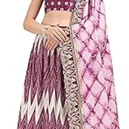 Women's Satin Lehenga Choli-picture-52