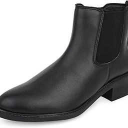 Womens Black Chelsea Boots-image-10