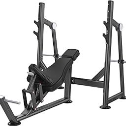 PowerMax Fitness GS-025 Olympic Incline Bench, Adjustable Seat, Ergonomic Design, Weight Plate Storage, Wear Covers, Heavy Duty Gabor Series, Incline Press Bench-17