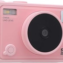 Yunseity 5K 72MP Digital Camera, 48MP Digital Point and Shoot Camera with 18X Digital Zoom, Front and Rear Dual Lens, 2.8 Inch IPS Screen, Small Camera (Pink)-picture-17