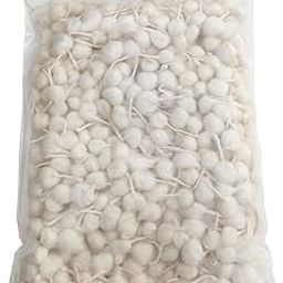 Gupta Star Trading Brand Cotton Wicks/Diya Batti for Pooja/Natural White/Handmade | Pack of 2000-image-61