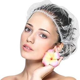 RIXTEC Shower Cap (Pack Of 50) - Reusable Waterproof Bath Cap for Women and Men - Shower Cap for Hotel, Spa, Salon & Bathroom-16