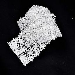 Aarushi Creations Crochet Lace 5 inches Wide for Frocks, Dresses, Curtains, Decoration (White, 5 Meters)-image-71