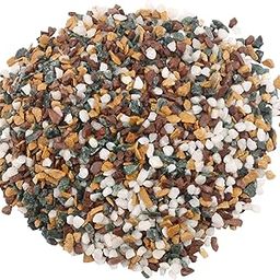 Maalavya 10 Kg Natural Tumbled Gravel Stone Marble Chips for Garden and Landscape Decoration-image-11