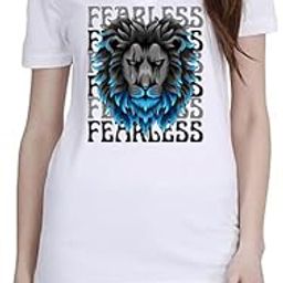 Fearless White Women Polo T-Shirt-image-15