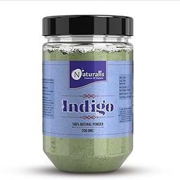 Naturalis Indigo Powder for Hair Black | Indigo Powder 200 Grams - Natural Hair Colouring | No Added Colors - Plant Based Hair Color Leaf | Vibrant & Nourishing-image-11