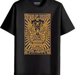 Music Band GNR-A7 Printed Regular Half Sleeves Cotton T-Shirt-image-70