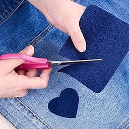 CALANDIS DIY Denim Patch Sticker for Clothes Sofa Car Seat Repair Self-Adhesive Craft Dack Blue-picture-28