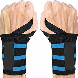 UDKI Cotton Wrist Bands for Men & Women - Adjustable Wrist Support for Gym, Hand Grip, and Muscle Relaxation - Durable Wrist Wraps/Straps for Weightlifting & Workouts (1 Pair, Multicolor)-19