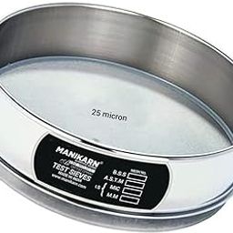 MANIKARN 8 inch (Diameter 200mm) 25 micron High Quality Stainless Steel Test Sieve (ASTM No. 500)-image-16