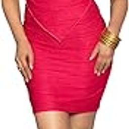 Magenta Ruched Mini Dress for Women (Size M) | Halter Bodycon Beach Dress | Sexy Backless Party & Vacation Outfit-67