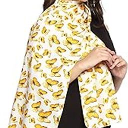 Poly Silk Blend Digital Printed All Season Scarves Stole for Women Sun Protection Face Scarf for Girls, 55cm X 175cm-image-4