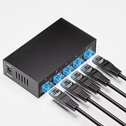 Bliyee 5-Port Gigabit Ethernet Switch, Unmanaged Home Network Switch Hub, Ethernet Splitter | Auto-Sensing Ports | Plug-and-Play | Silent Operation | Black Metal Case | Limited Lifetime Protection-picture-28