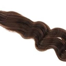 MERISHOPP 2x25x100cm BJD Doll DIY Wig Lovely Long Curly Hair DIY Wigs Hair Chestnut-image-19