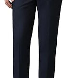 Men Mid Rise Slim Fit Textured Flat Front Formal Trousers-image-16