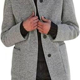 Women's Long Wool Coat Winter Stand Collar Single Breasted Woolen Jacket for Cold Weather-image-66