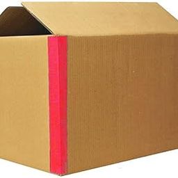 Large Corrugated Packing Boxes_Size: 27 X 18 X 12 Inch- 5ply - Heavy Duty with Reinforced Edges(RED) (Pack of 5)-6